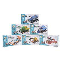 ideas 1000 레고블럭 자동차 만들기 6종 1세트