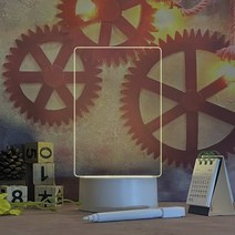 도즈 아크릴 무드등 취침등 셀프 만들기 DIY, 플라스틱 사각철필세트