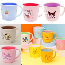 키티 쿠로미 물컵 시나모롤 산리오 양치컵 손잡이 핸들 포켓몬스터 어린이 피카츄 캐릭터, 파이리0653