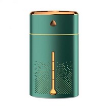 천연가습기 차량용가습기 초음파가습기 USB 초음파 가습기 1000ml 대용량 차량 가정용 LED 조명 공기 청정, 02 Green