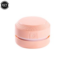 소형집진기 데스크탑 청소기 미니 휴대용 진공 사무실 모서리 책상 집진기 홈 테이블 스위퍼 커피 파우더 클리너, 02 Pink_02 Bettry