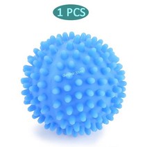 미니건조기 세탁 건조기 공 재사용 가능한 PVC 건조 섬유 유연제 청소 도구 액세서리, [01] Blue 1pcs, [01] Blue 1pcs