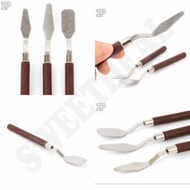페인팅 나이프 1P 미술스파출라 아크릴나이프 미술용나이프, 슬림 소