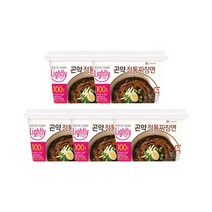 [라이틀리] 곤약 정통짜장면 228g x 5개, 곤약 매콤비빔면 216.5g x 3개_곤약 매콤비빔면