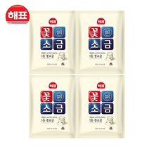 [해표] 꽃소금 1kg, 4개