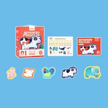 3세 여아 남아 장난감 선물 미니 동물퍼즐 유아 원목교구 학습교구 4세 5살