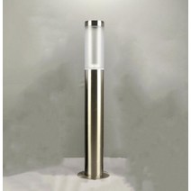 볼라드등 E27 방수 스테인레스 스틸 기둥 빛 야외 정원 잔디 램프 알루미늄 포스트 풍경, 02 45cm, 02 Type D