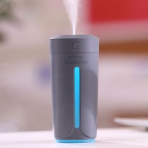 차량용 공기청정기 냄새 제거 미세먼지 가습기 USB 자동차 실내크리닝, 그레이, 상세참고