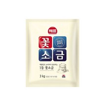 해표 꽃소금, 3kg, 2개