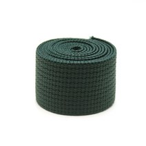 웨이빙끈 30mm - 진녹색(1마 약90cm) 웨빙끈 가방끈, 1개