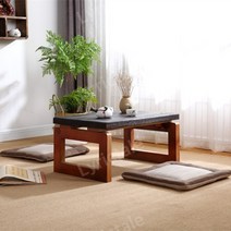 나주소반 좌식테이블 다도상 전통찻집카페 전통, 80cm 딥브라운