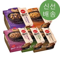 햇반 솥반 5종조합(흑미밤찰밥+꿀약밥+버섯영양+뿌리채소영양+통곡물), 04. 솥반 꿀약밥 210Gx5개