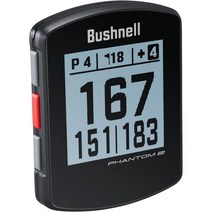 부쉬넬 Bushnell 팬텀 2 GPS 골프 거리 측정기 골프용품 라운딩, 블랙, 블랙