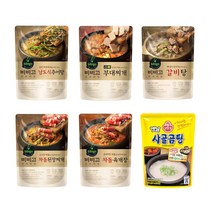 프리미엄 즉석국탕 6종 비비고(갈비탕400g + 차돌된장찌개460g + 차돌육개장500g + 추어탕460g + 스팸부대찌개460g )+ 오뚜기옛날사골곰탕500g, 1세트