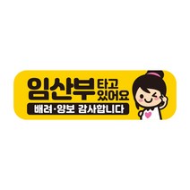 제제데코 탈부착 자석 초보운전 자동차 고휘도 반사 아이가 아기가타고있어요 스티커 시트지 EB036, 1개, 미디엄 E230 아기임산부 036