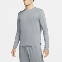 나이키 드라이 핏 마일러 남성 롱슬리브 러닝 탑 그레이 DD4577-084