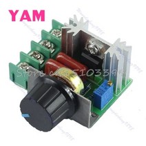 조광기 컨트롤러 2000W SCR 전압 조정기 디밍 속도 온도 조절기 AC 220V