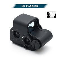 레드 도트사이트 숏 스코프 마운트 조준경 레이저 사이트 2022 새 버전 에볼루션 기어, 미국 국기 bk