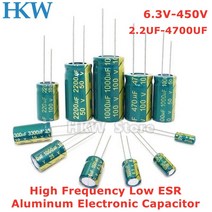 인덕터부품 2-50pcs 알루미늄 전해 콘덴서 6.3v 10v 16v 25v 63v 100v 400v 고주파 낮은 esr 47 미크로포맷 330 미크로포맷 470 호환 지원, 16v4700미크로포맷 5개