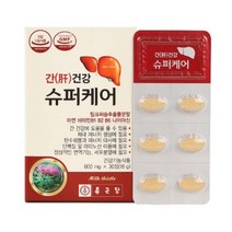 종근당 간건강 슈퍼케어 밀크씨슬 30정, 18g, 5개