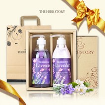 더허브스토리 아로마 바디 워시 로션 2종 선물 세트 바디세트, 프리지아 2종 세트
