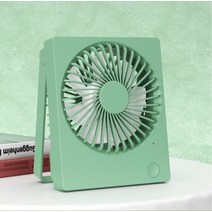 에어블로우 실링팬 에어컨선풍기 천정 천장선풍기 데스크탑 usb 소형 전기 팬 음소거 휴대용 충전식 미니 접이식 테이블 팬 소녀 기숙사 벽 장착 천장, 초록