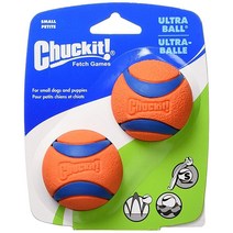 Chuckit! Ultra Balls 소형 공 - 지름 5.1cm (2팩) 3개 팩