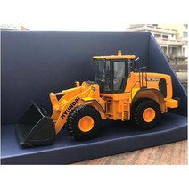 다이캐스트 피규어 1/35 Scale Hyundai HL960 Diecast Alloy Loader Forklift Model Collection Souvenir Display D, A