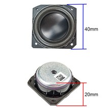 진공스피커 명품스피커 거실스피커 불독 스피커 SHEVCHENKO-1.5 인치 40mm 풀 레인지 4Ohm 8W 네오디뮴 스마트 26mm KSV 코일 에코 Dot3 오디오 유닛 2