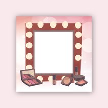 피에스준 예쁜 떡메모지 디자인 모음 메모지, 1개, 떡메 080. 메이크업 화장대 디자인