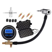 디지털 게이지 버니어 캘리퍼스 켈리퍼스 압력 측정기 디스플레이 자동차 자전거 타이어 공기 확장 튜브 어댑터 프레스 핸들 게이지-43, D