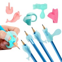 연필 잡는법 초등 어린이 바른 글씨 연습 5P 홀더 악필 입학선물 그립 _ 22092786EA, 쿠팡 자비샵 1연필홀더-블루, 쿠팡 자비샵 본상품선택