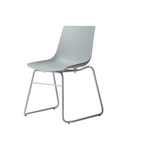 듀오백 Q2 sled 인테리어의자 다목적의자, 블루
