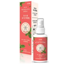 모스넷 모기기피제 60ml 스프레이 민트향 모기퇴치제, 모기기피제 (60ml)