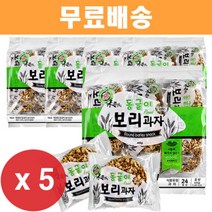 동글이 곡물 보리과자 스낵 400g x 5개/맛밤, 5개