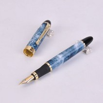 2022 Jinhao X450 럭셔리 눈부신 블루 만년필 사무용품 학교 용품 금속 잉크 펜, 19