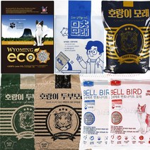 고양이모래 14kg 벤토나이트 두부 고양이화장실 대용량, 호랑이 두부모래 녹차 42L