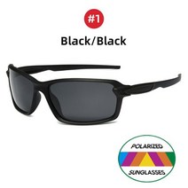 자전거 선글라스 고글 스포츠 남성용 광색성 미러 레드 편광 사이클링 여성 낚시 UV400, 1 Black Black