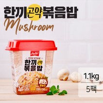 [랭킹닭컴] 맛있닭 닭가슴살 한끼 곤약볶음밥(양송이) 220gx5팩, 단품