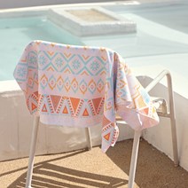 2in1 비치판초 겸용 특대형 극세사 큰수건 비치타올 바디타올 리틀포레스트, 리틀인디언, 1개