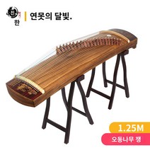 미니 거문고 교육용 악기 줄 현악기 연주용 가야금, 연꽃 연못 달빛