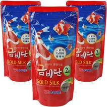 금비단 골드실크 중형입자 2호 잉어&금붕어 관상어 영양사료 250g*3개, 1개