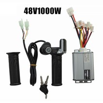 전기 자전거 24-48v 250w-1000w 닦았 컨트롤러 스로틀 그립 세트 1 쌍 바, 48v1000w