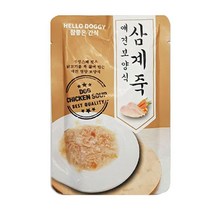 강아지죽 노견 부드러운 유동식 삼계죽 5개 아픈강아지 소형견애견