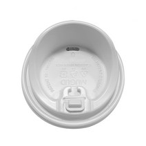 [종이컵뚜껑] 12 16온스용 머그리드롱개폐 흰색(백개), 단품