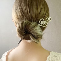 오케이샵 똥머리 심플헤어비녀핀(54103)