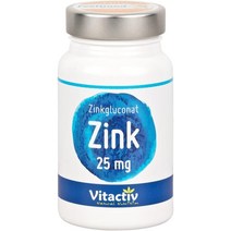 독일직구 Zinc 25mg 유기 아연 함유(100정), 수량, 상세참조