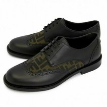 펜디 명품펜디 7L1563 AHGY F0PMM 블랙 가죽 레이스업 슈즈 TMG632 272 1 669775674