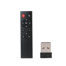 멀티 셋톱박스 미니 pc용 스마트 tv용 안드로이드 TV 박스용 USB 수신기와 범용 2.4G 무선 에어 마우스 키, 한개옵션0