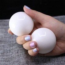 천연옥 스톤마사지 옥돌마사지 찜질돌 지압볼 마사지볼 손목운동 스트레스 완화 명상, 백옥